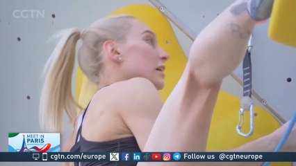 Slovenian climbing champion Janja Garnbret aims high again in Paris