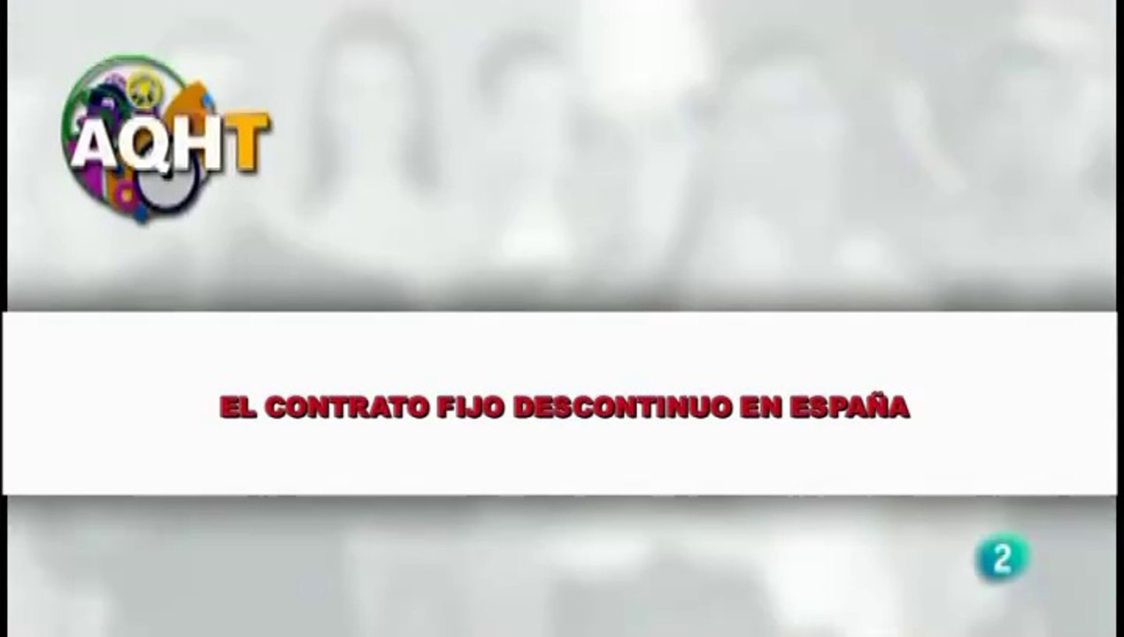 EL CONTRATO FIJO DESCONTINUO EN ESPÑA