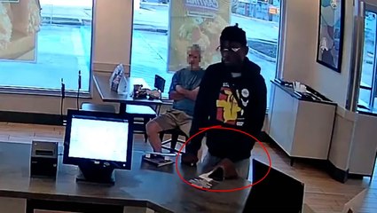 Elderly robbery victim punched after confronting suspect following phone theft