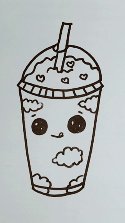 Uncover the secret of drawing a soft drink glass