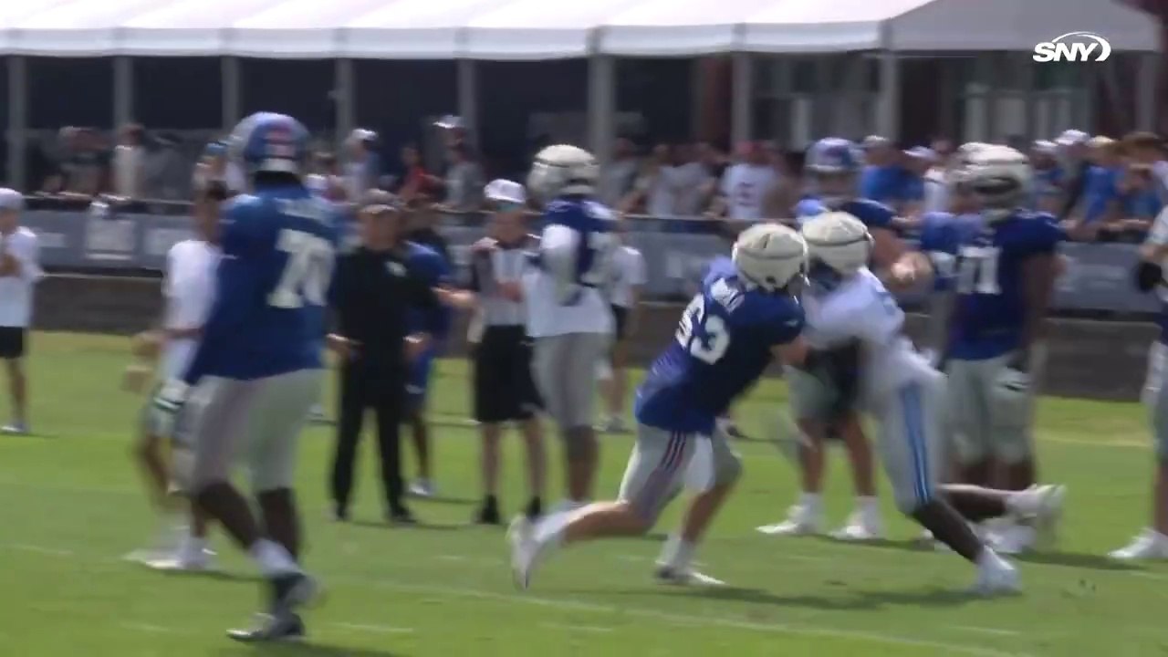 Malik Nabers Touchdown Catch _ NY Giants Training Camp Highlights (8_6_24) _ SNY