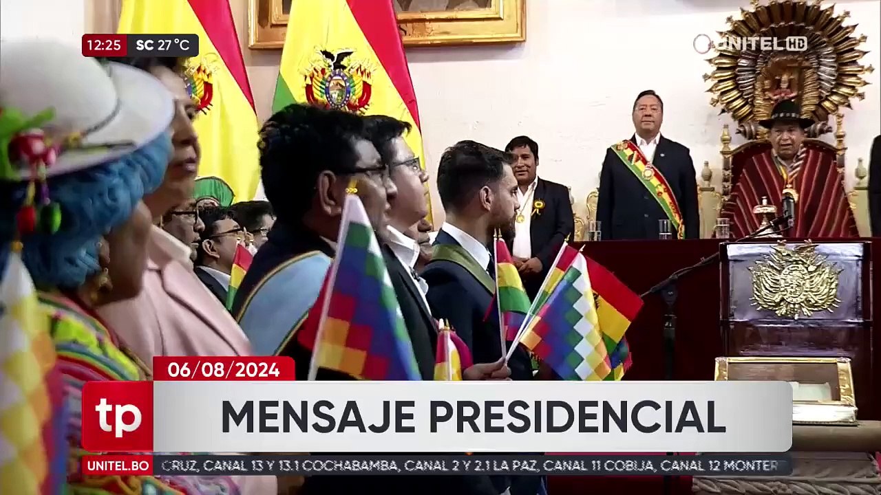 Tuto Quiroga señala que el mensaje de Arce lo muestra sin capacidad de decisión y sin propuestas  