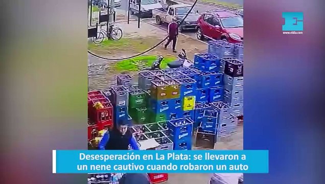 Desesperación en La Plata se llevaron a un nene cautivo cuando robaron un auto