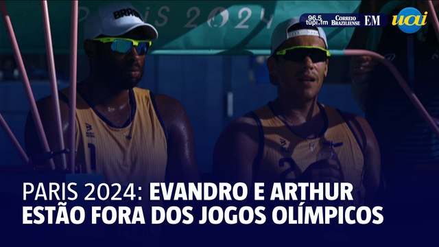 Paris 2024: Evandro e Arthur estão fora dos jogos olímpicos