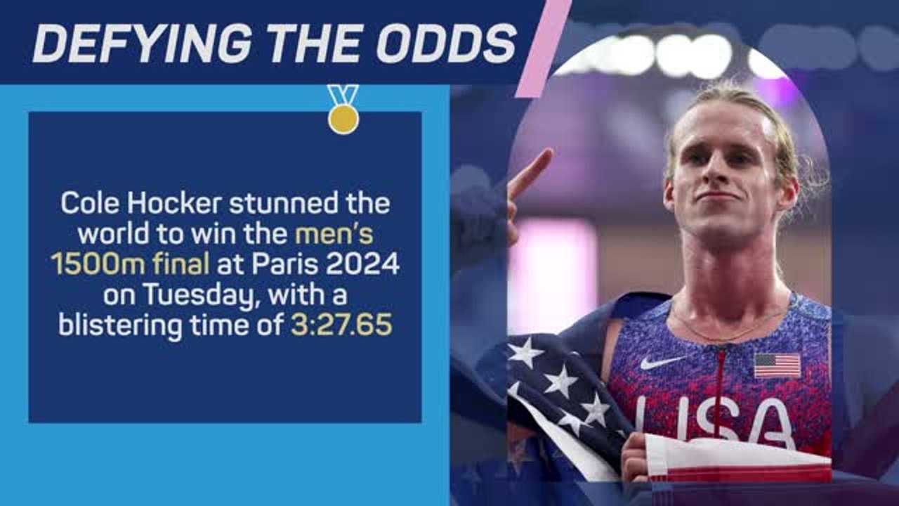 Medal Alert - Cole Hocker claims men's 1500m gold