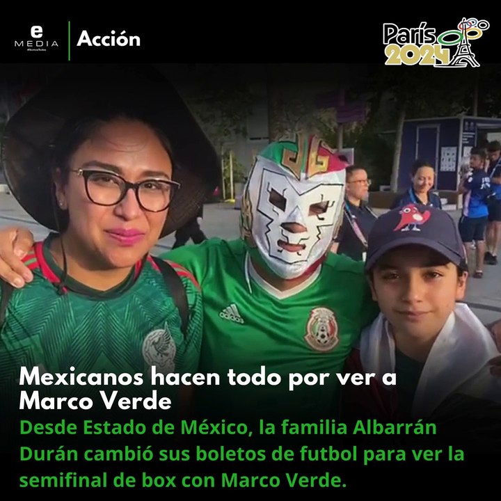 París 2024 | Familia Albarrán Duran hace todo lo posible para ver a Marco Verde