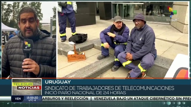 Sindicato uruguayo de telecomunicaciones inició una movilización en rechazo de nueva ley de medios