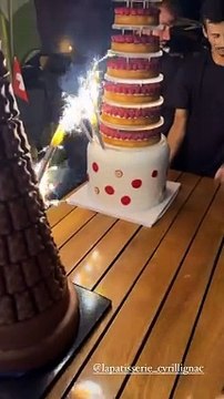 Gateau de Cyril Lignac pour le 40e Festival de Ramatuelle.