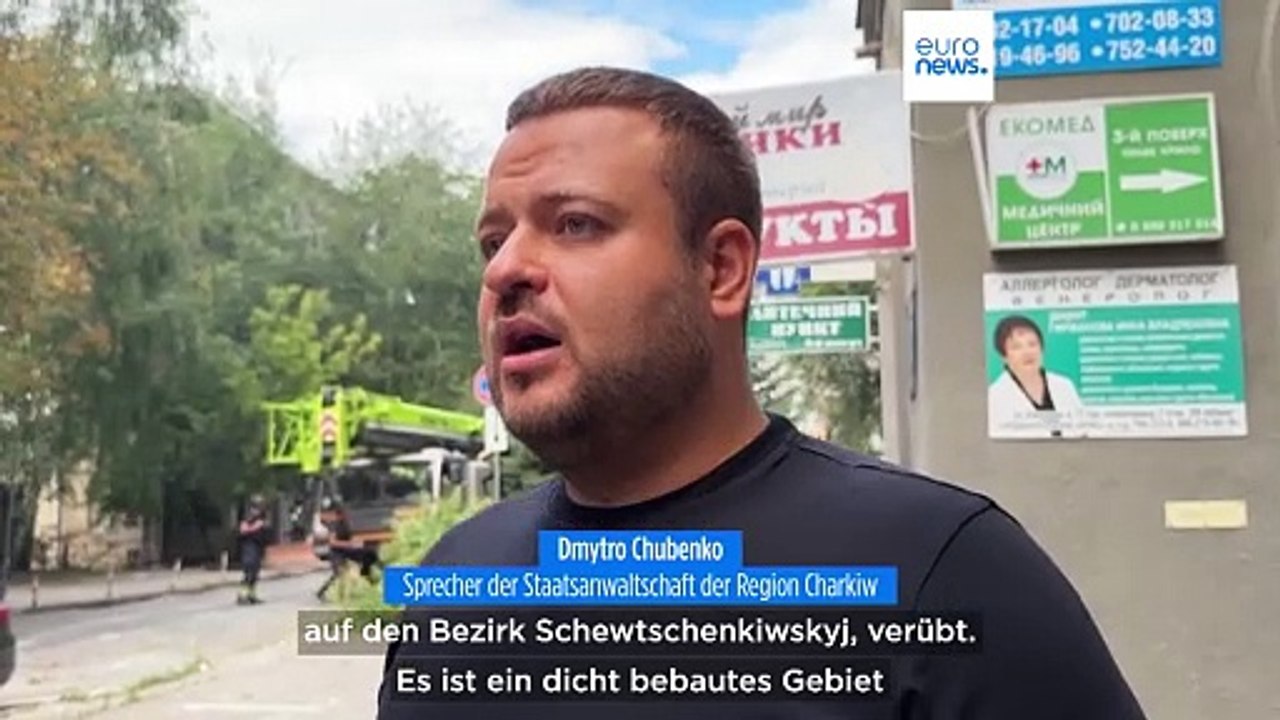 Mindestens acht Verletzte bei Raketenangriff auf Charkiw