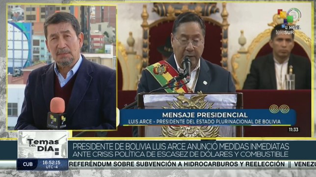 Gobierno boliviano llama a diálogo a los empresarios para definir medidas económicas