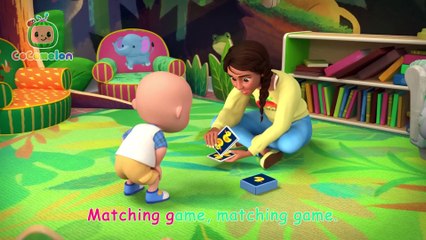 Matching Game Song! - Learn Colors & Numbers with JJ _ CoComelon Nursery Rhymes & Kids Songs