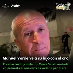 París 2024 | Manuel Verde confía en el oro de su hijo en boxeo