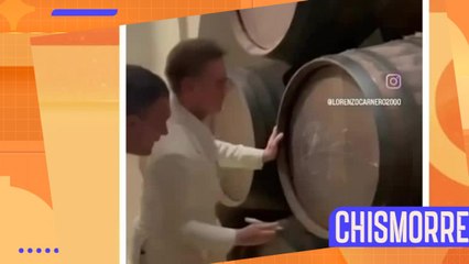 Luis Miguel firma barrica de vino junto a Antonio Banderas en Málaga