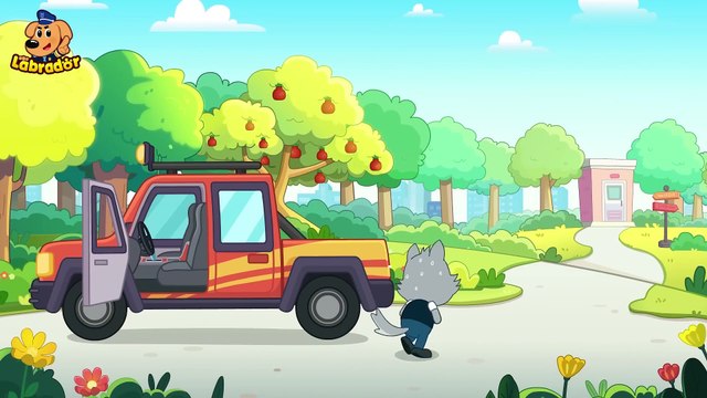 Going to School By Myself _ Road Safety Tips _ Kids Cartoons _ Sheriff Labrador