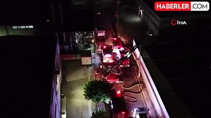 Bursa'da tekstil fabrikasında korkutan yangın