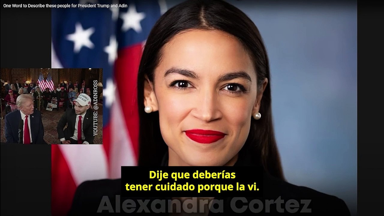 Donald Trump pidió "tener cuidado" con la diputada de Estados Unidos Alexandria Ocasio-Cortez