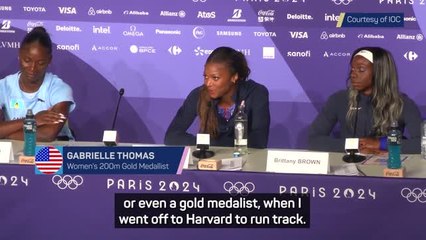 Neurobiology undergrad, public health masters, now Olympic champion - Gabrielle Thomas