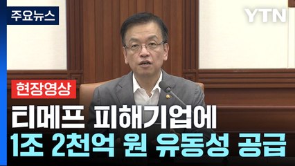 [현장영상+] "티메프 피해기업에 1조 2천억 원 유동성 공급" / YTN