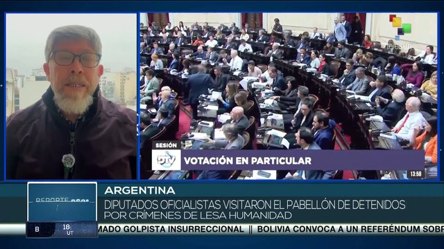 En Argentina diputados podrían ser expulsados por visitar a genocidas detenidos