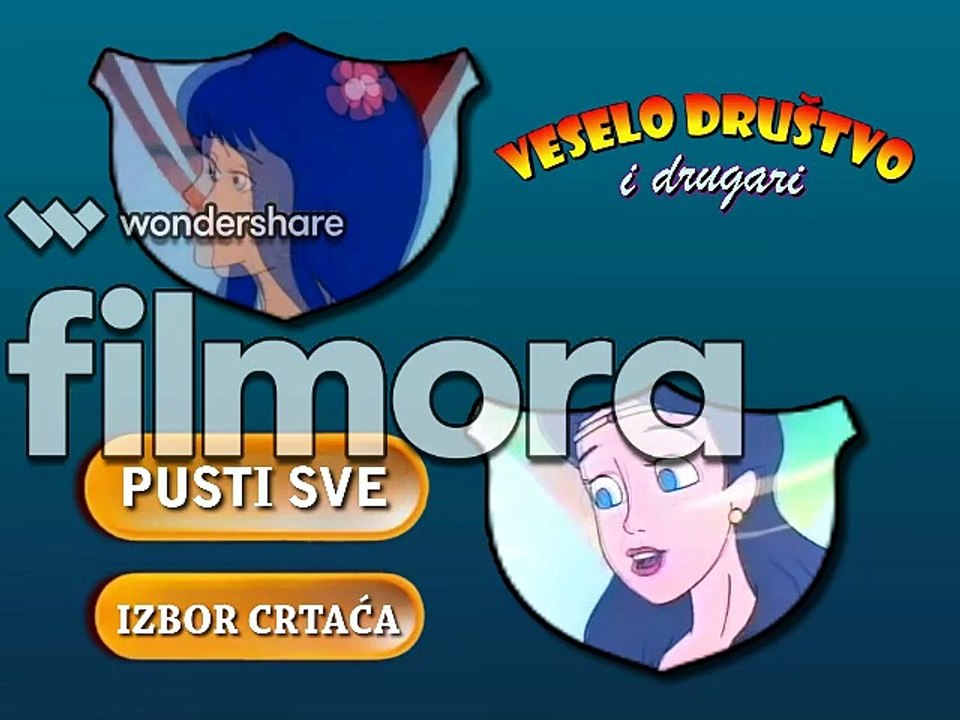 Veselo društvo i drugari DVD Menu Srpski Continental Film Junior 2007