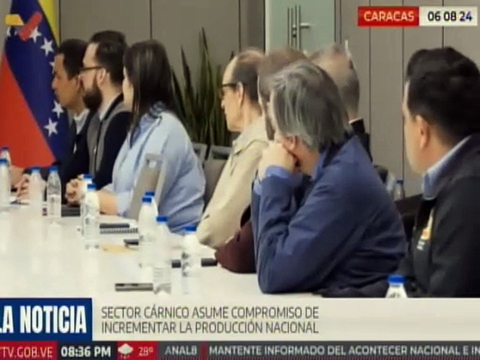 Vpdta. Ejecutiva Delcy Rodríguez sostuvo reunión con representantes del sector cárnico en Venezuela