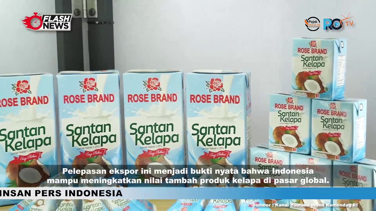 Mendag Zulkifli Hasan Hadiri Pelepasan Ekspor Produk Olahan Kelapa Senilai Rp25,3 Miliar di Lampung