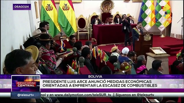 Pdte. Arce anunció medidas económicas en Bolivia