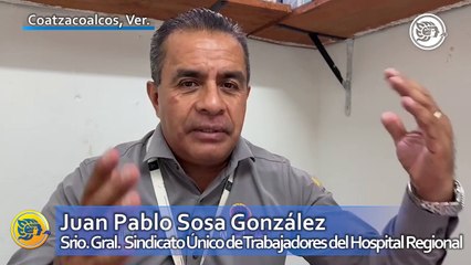 Basificación masiva no debilitó al sindicato del Hospital Comunitario: Juan Pablo Sosa