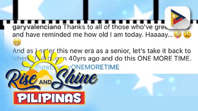 TALK BIZ | Gary Valenciano, inanunsyong magkakaroon siya ng concert sa Disyembre