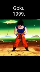 Evolution of Goku. (animation)