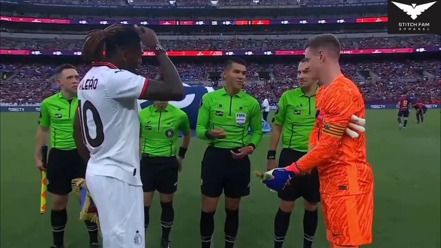 Fc Barcelona Vs AC Milan 2-2 Highlights And Goals Aug 06, 2024