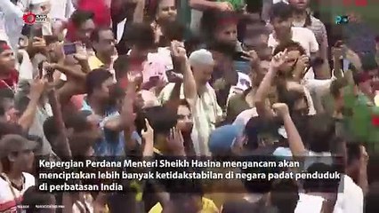 Perayaan di Bangladesh Setelah Perdana Menteri Seikh Hasina Mengundurkan Diri dan Melarikan Diri dari Negara Itu