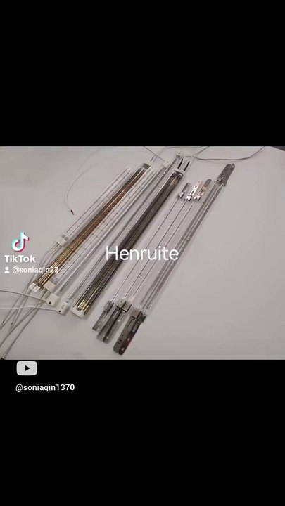 Twin Tube IR Emitter Quartz Halogen Infrared Heater Lamp for Glass Processing Ovens