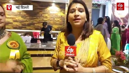 हरियाली तीज पर महिलाओं के परिधानों ने बढ़ाई फेस्टिवल की रौनक, खास अंदाज में किया सेलिब्रेट