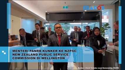 Menteri PANRB Kunker Ke NZPSC New Zealand Publis Service Commission Di Wellington