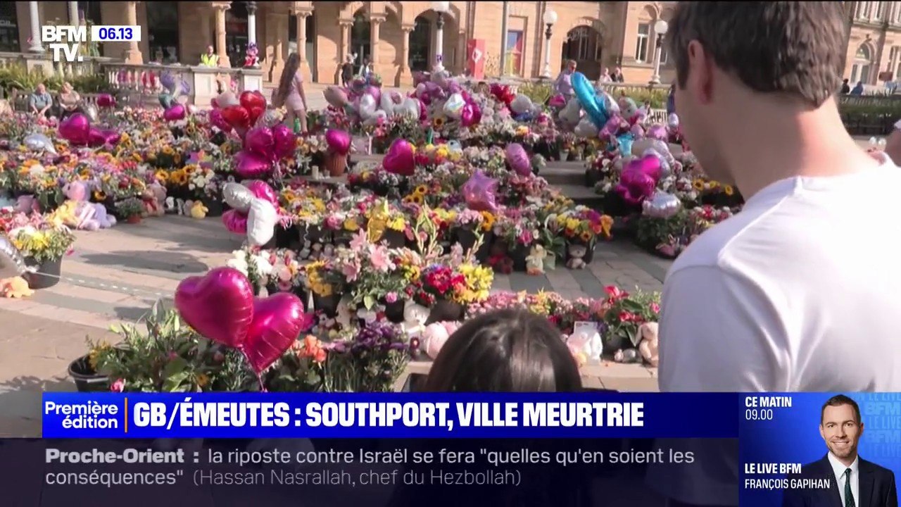 Royaume-Uni: l'émotion encore vive à Southport, une semaine après l'attaque au couteau