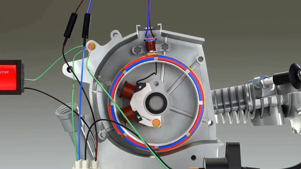 Bike Ignition System Working Principle Explained with 3D Animation ...