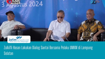 Zulkifli Hasan Lakukan Dialog Santai Bersama Pelaku UMKM di Lampung Selatan