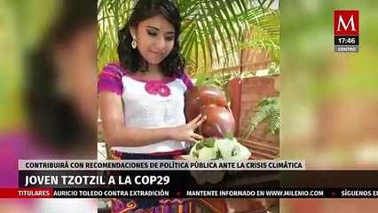 Ella es Fátima, lideresa tzotzil que representará a México en la COP29 | Milenio Hábitat