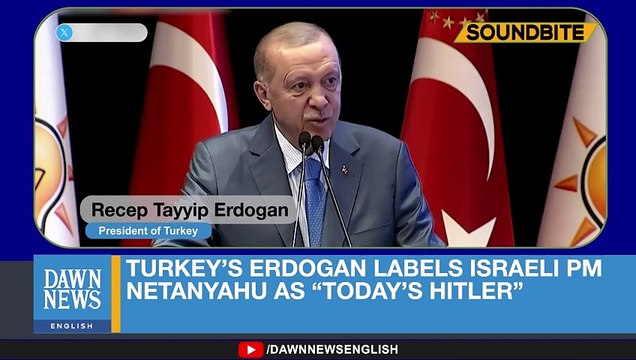 Turkeys Erdogan Labels Israeli PM Netanyahu As Todays Hitler Ali BaBa News