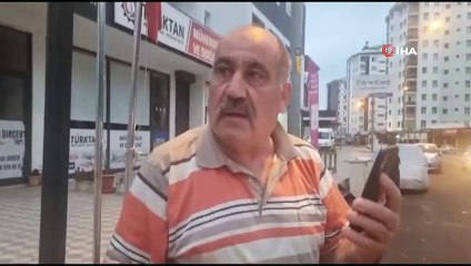 Adana’da deprem sonrası panik anları güvenlik kamerasına böyle yansıdı