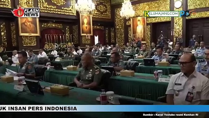 Penyerahan Laporan Hasil Pemerikasaan BPK RI Atas Aturan Keuangan Kemhan Tahun 2024