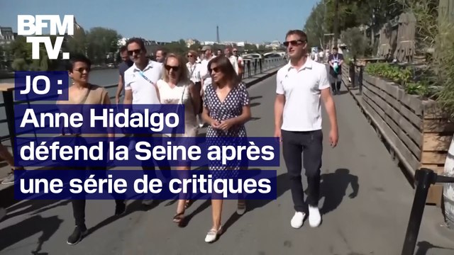 Baignade dans la Seine: Anne Hidalgo dénonce des fake news sur les triathlètes malades après l'épreuve