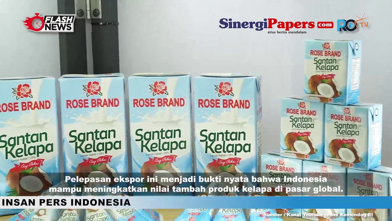 Mendag Zulkifli Hasan Hadiri Pelepasan Ekspor Produk Olahan Kelapa Senilai Rp25,3 Miliar di Lampung