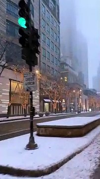Chicago ♥️❄️ a winter wonderland drive ❄️️Michigan Ave Chicago IL #chicago #downtown #chicagodowntown #chicagoarchitecture #foryourpage #usa #foryoupage #foryou