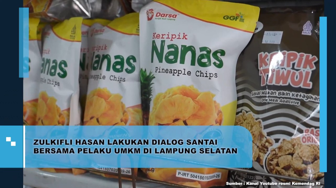 Zulkifli Hasan Lakukan Dialog Santai Bersama Pelaku UMKM di Lampung Selatan