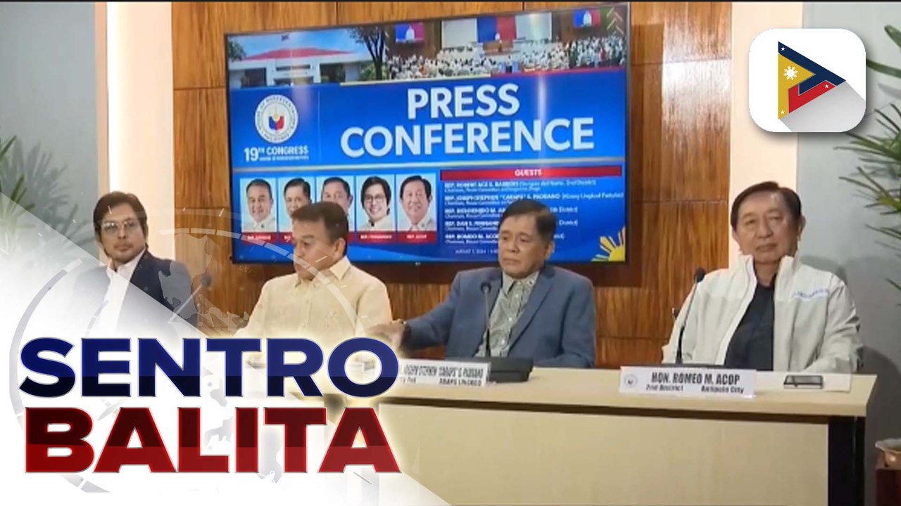 Pagdinig ng "Quad Comm" ng Kamara sa isyu sa POGO, ilegal na droga, at iba pa, kasado na sa susunod na linggo; dating Pres. Duterte at iba pa, inanyayahan sa pagdinig