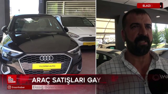 Elazığ Galericiler Sitesi Başkanı, ikinci el araç piyasasını değerlendirdi