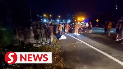 Man killed in road crash in Sabah