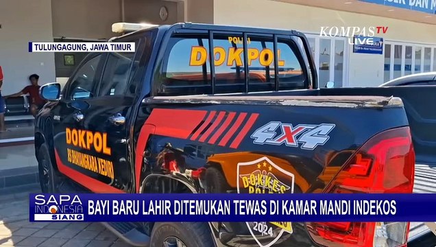 Bayi Baru Lahir Ditemukan Tewas di Kamar Mandi Indekos di Tulungagung